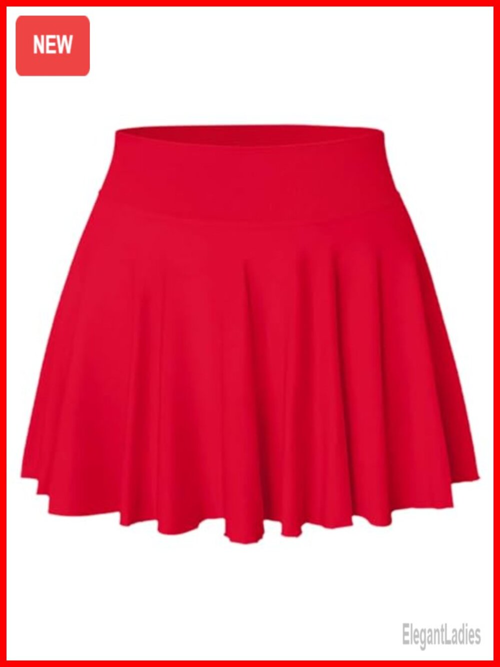 Pleated Tennis Skirt with Built-in Shorts Pocket Golf Athletic Skort